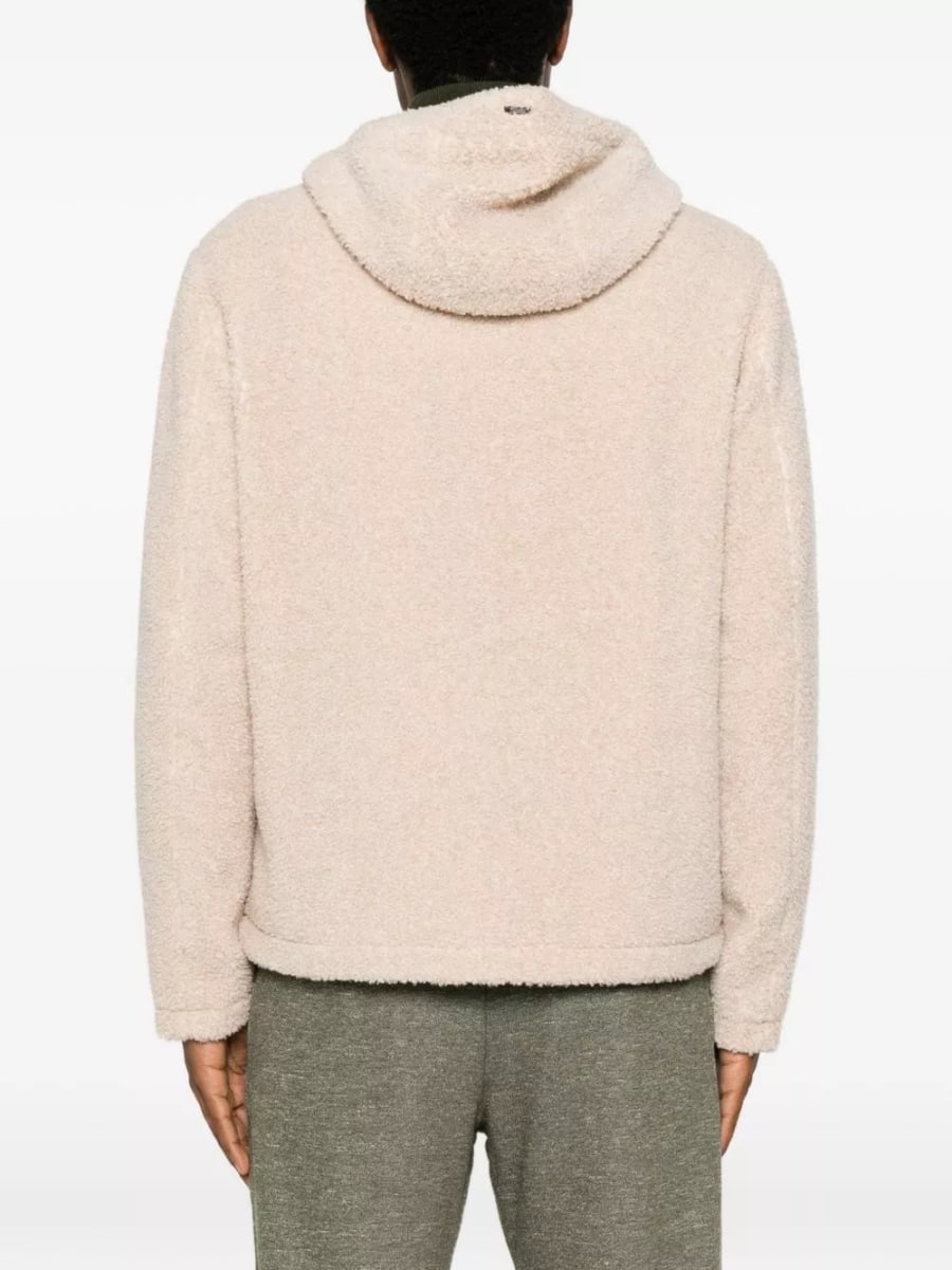 Herno Giacca blouson in pile, view 4
