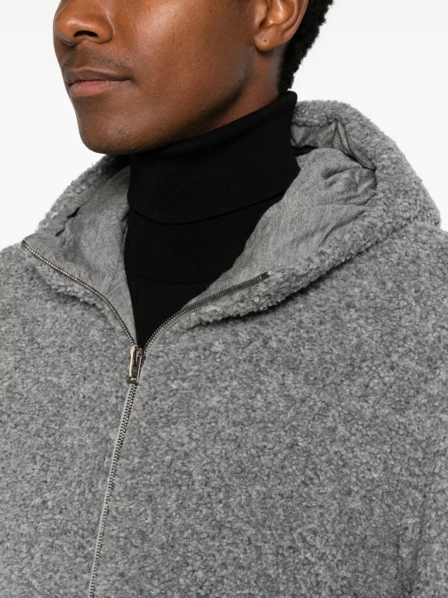 Herno Giacca blouson in pile, view 3