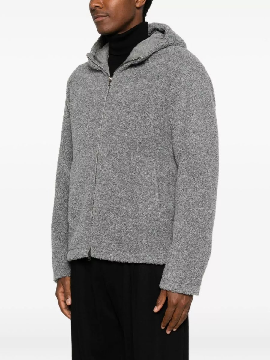 Herno Giacca blouson in pile, view 4