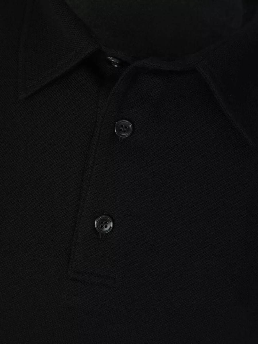 Brioni la polo in cotone, view 3