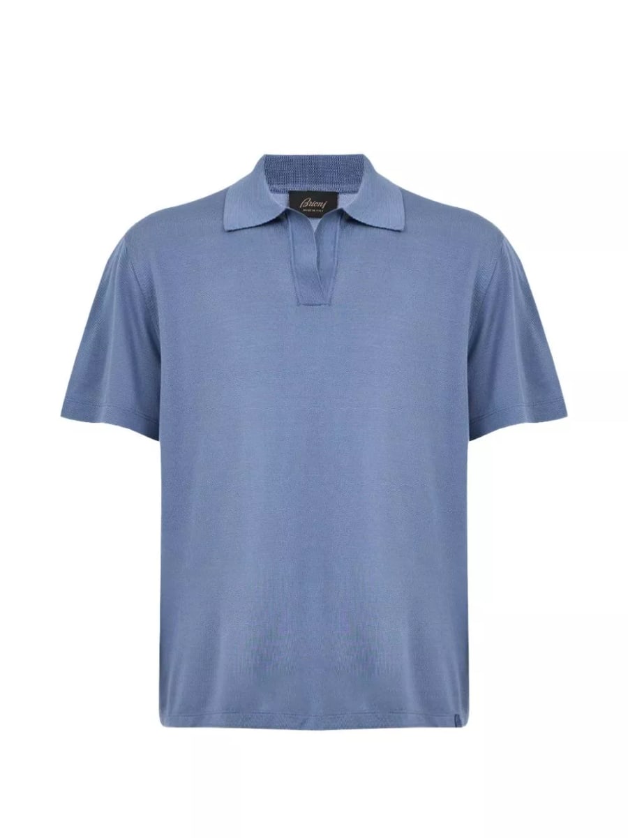 Brioni la polo in seta
