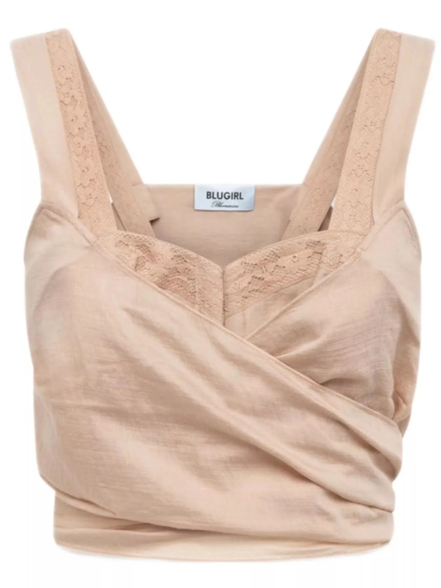 Blugirl Top con pizzo