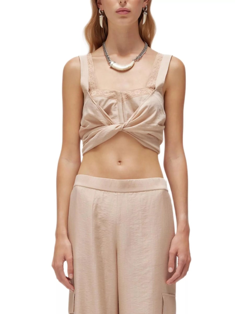 Blugirl Top con pizzo, view 2