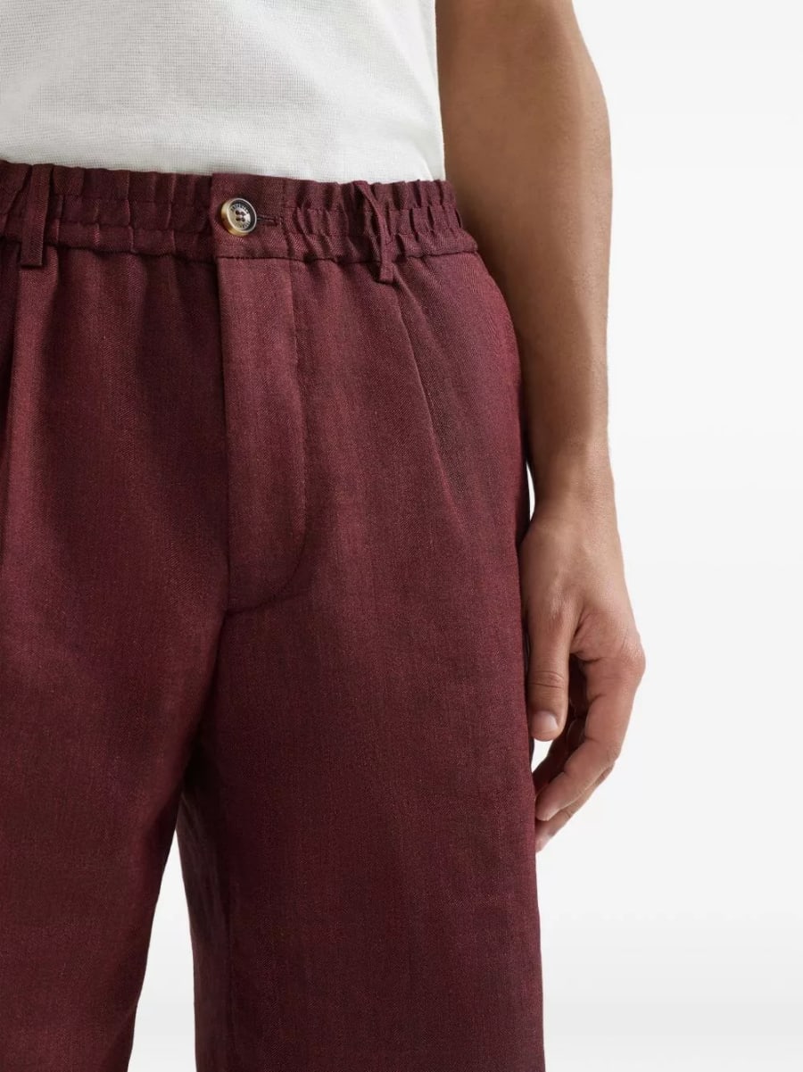 Brunello Cucinelli Bermuda in lino, view 4