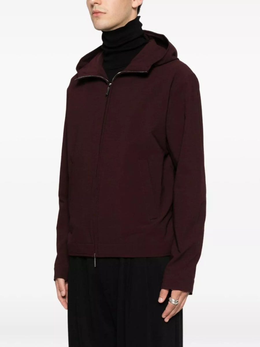 Emporio Armani Giacca blouson in nylon, view 4