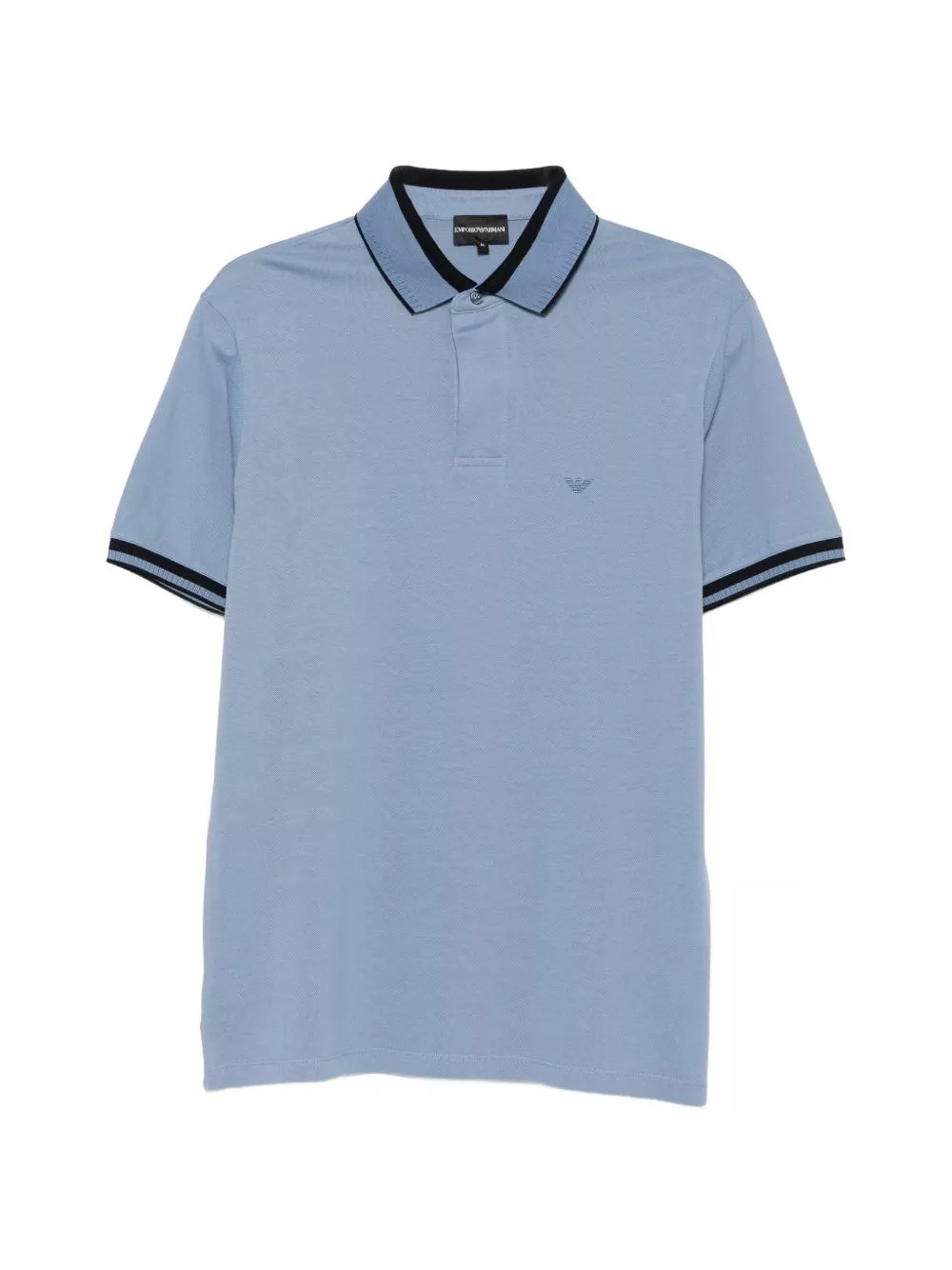 Emporio Armani la polo in cotone con logo