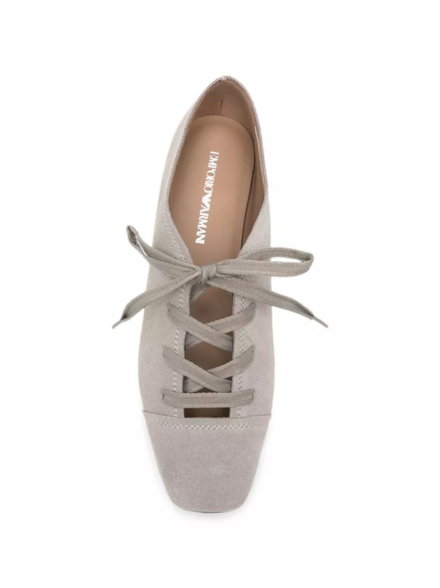 Emporio Armani Ballerine con lacci, view 2