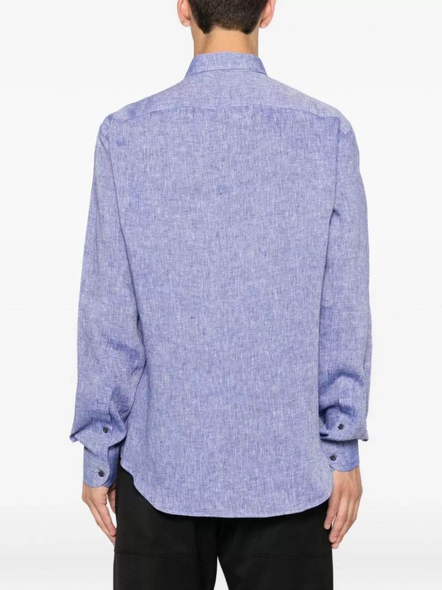 Emporio Armani Camicia in cotone, view 3