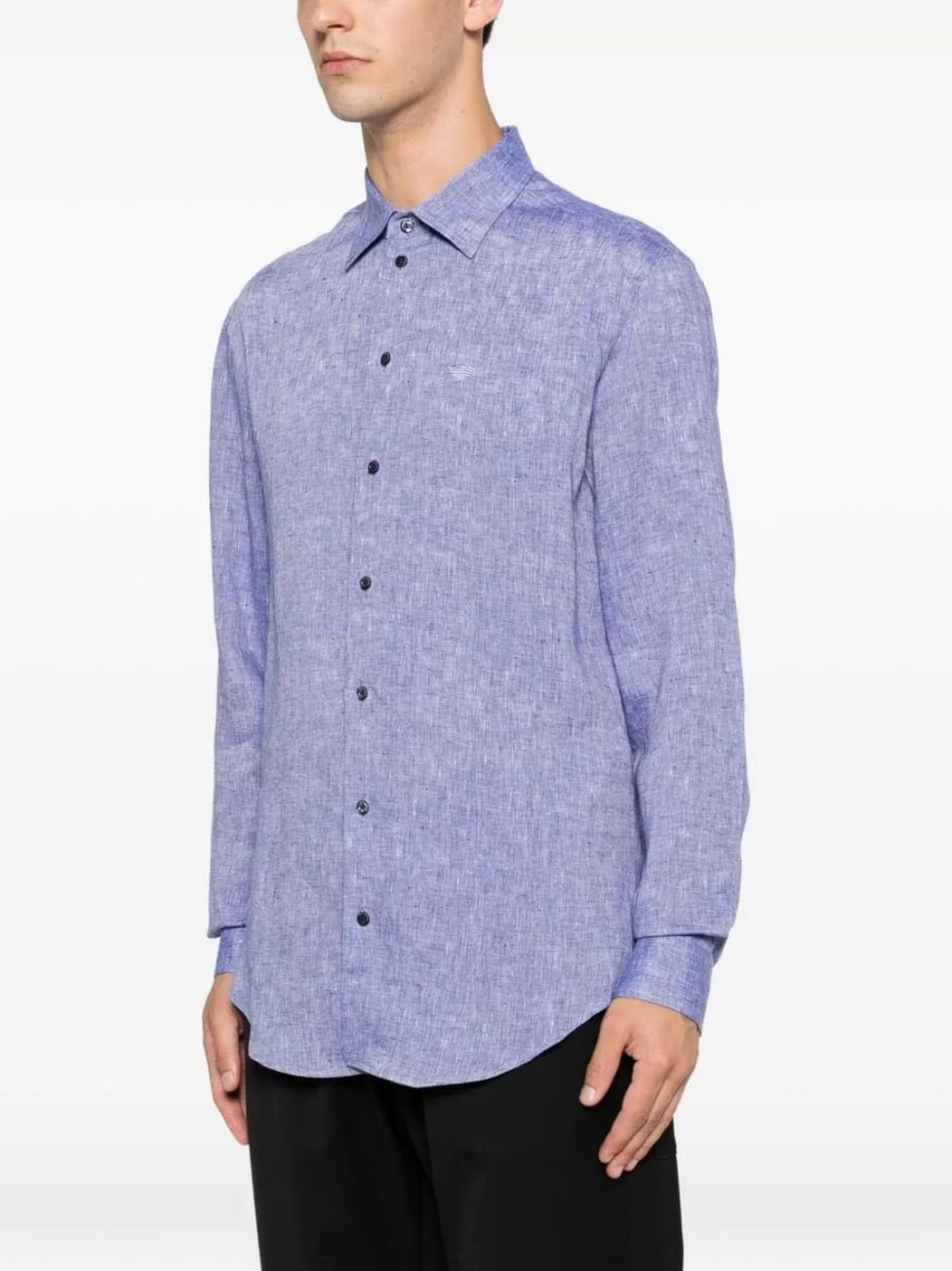 Emporio Armani Camicia in cotone, view 4