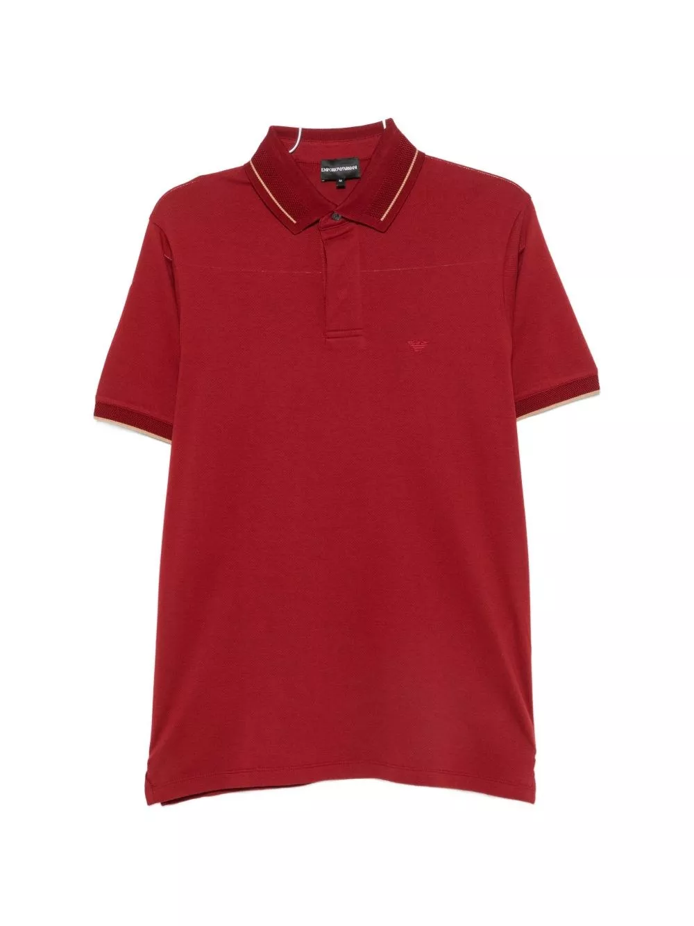 Emporio Armani logo la polo in cotone