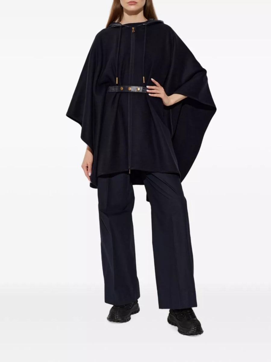 Moncler Cappa con cappuccio in lana, view 5