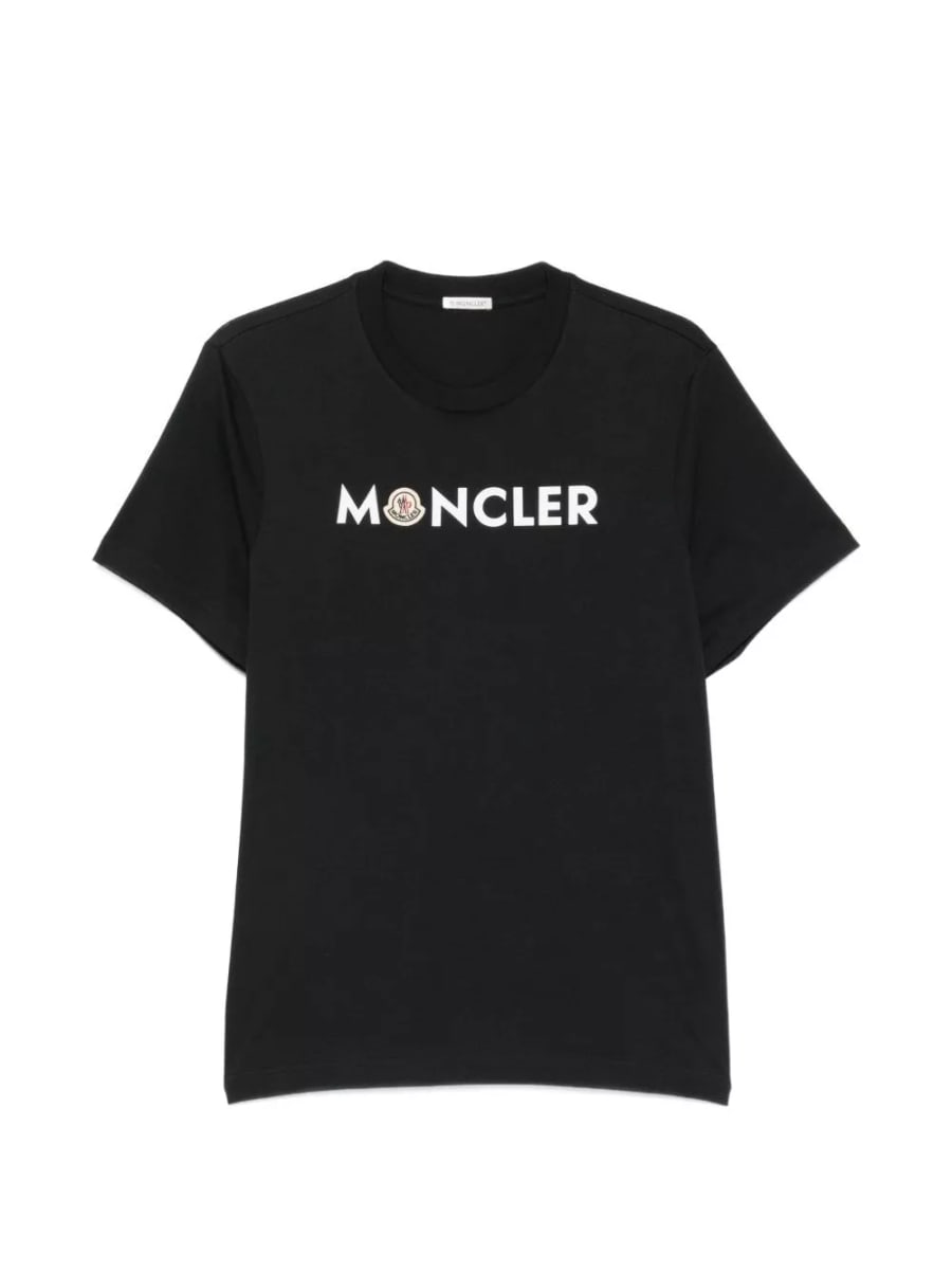 Moncler logo t-shirt in cotone