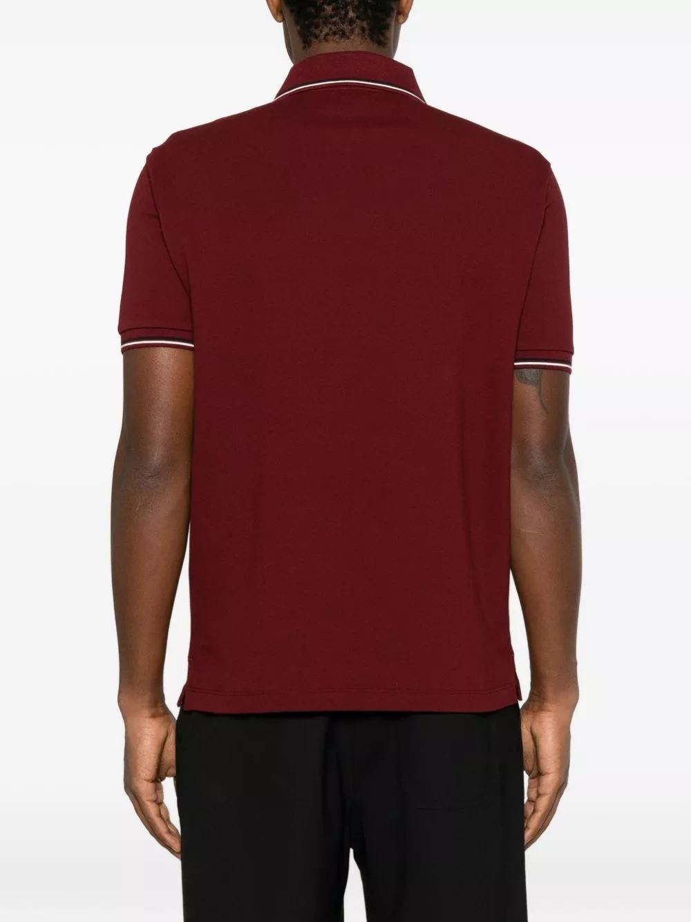 Emporio Armani Polo in cotone con logo, view 2