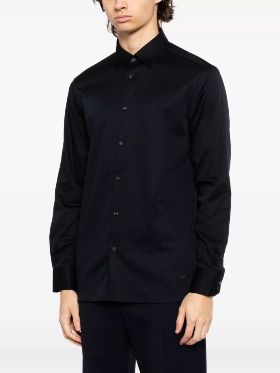 Emporio Armani Camicia in cotone, view 3