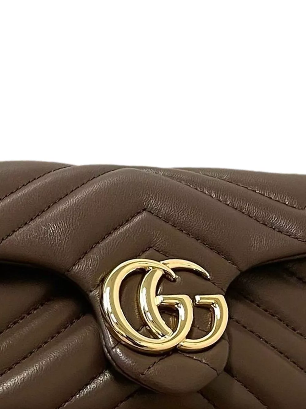 Gucci Borsa mini in pelle GG Marmont, view 2