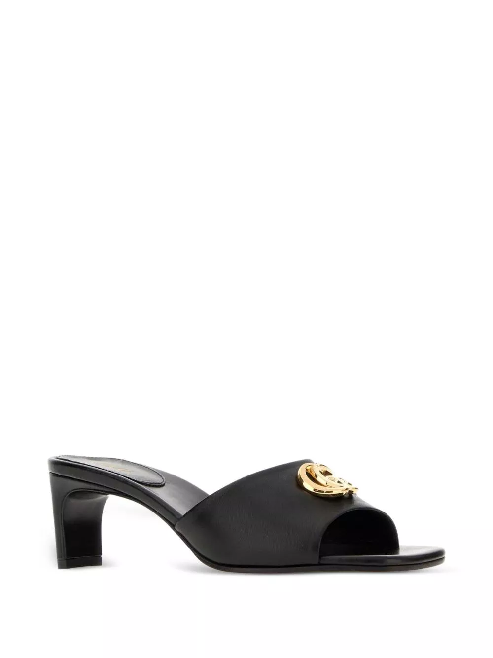 Gucci GG Marmont mules in pelle, view 2
