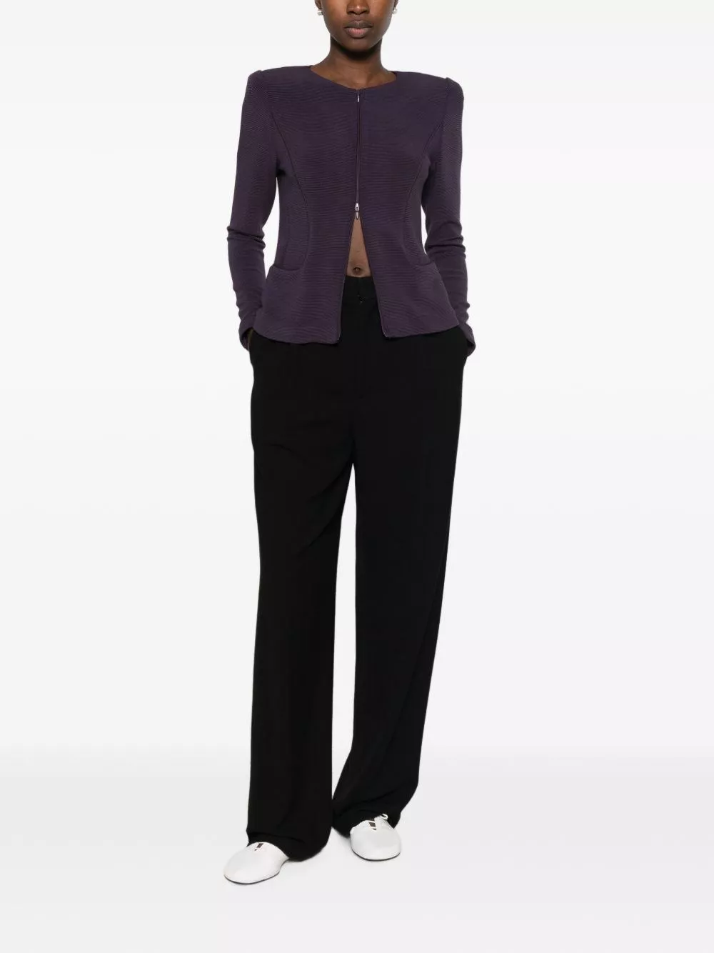 Emporio Armani Blazer con zip, view 2