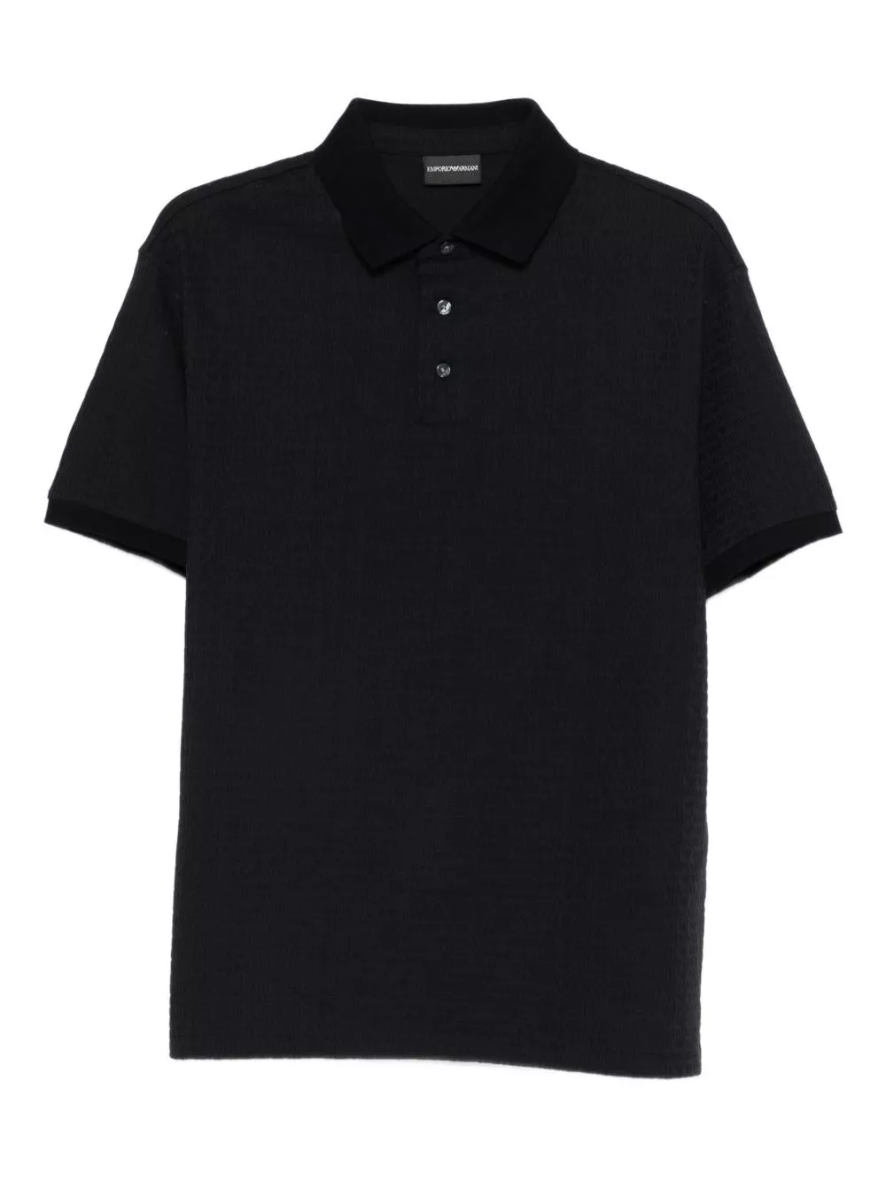 Emporio Armani logo la polo in cotone