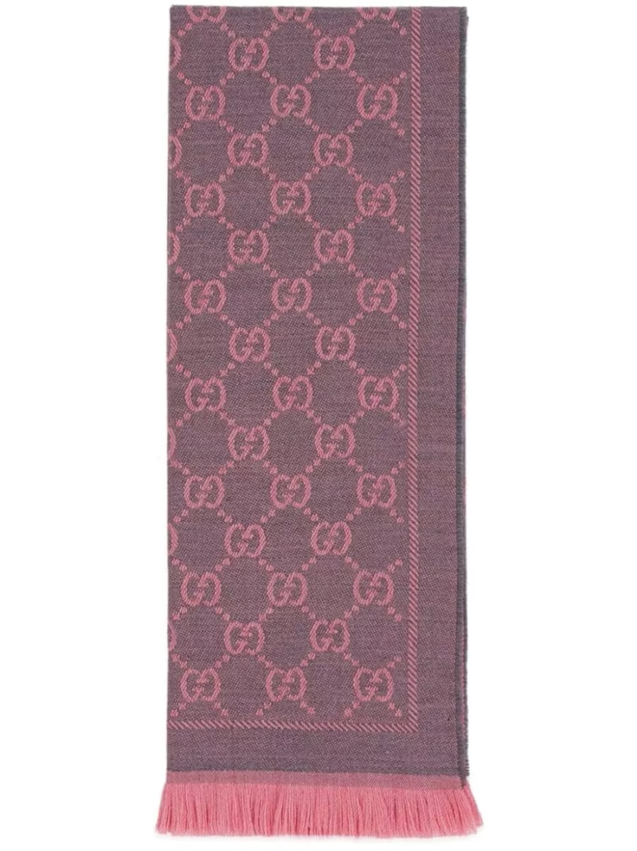 Gucci Sciarpa in lana GG