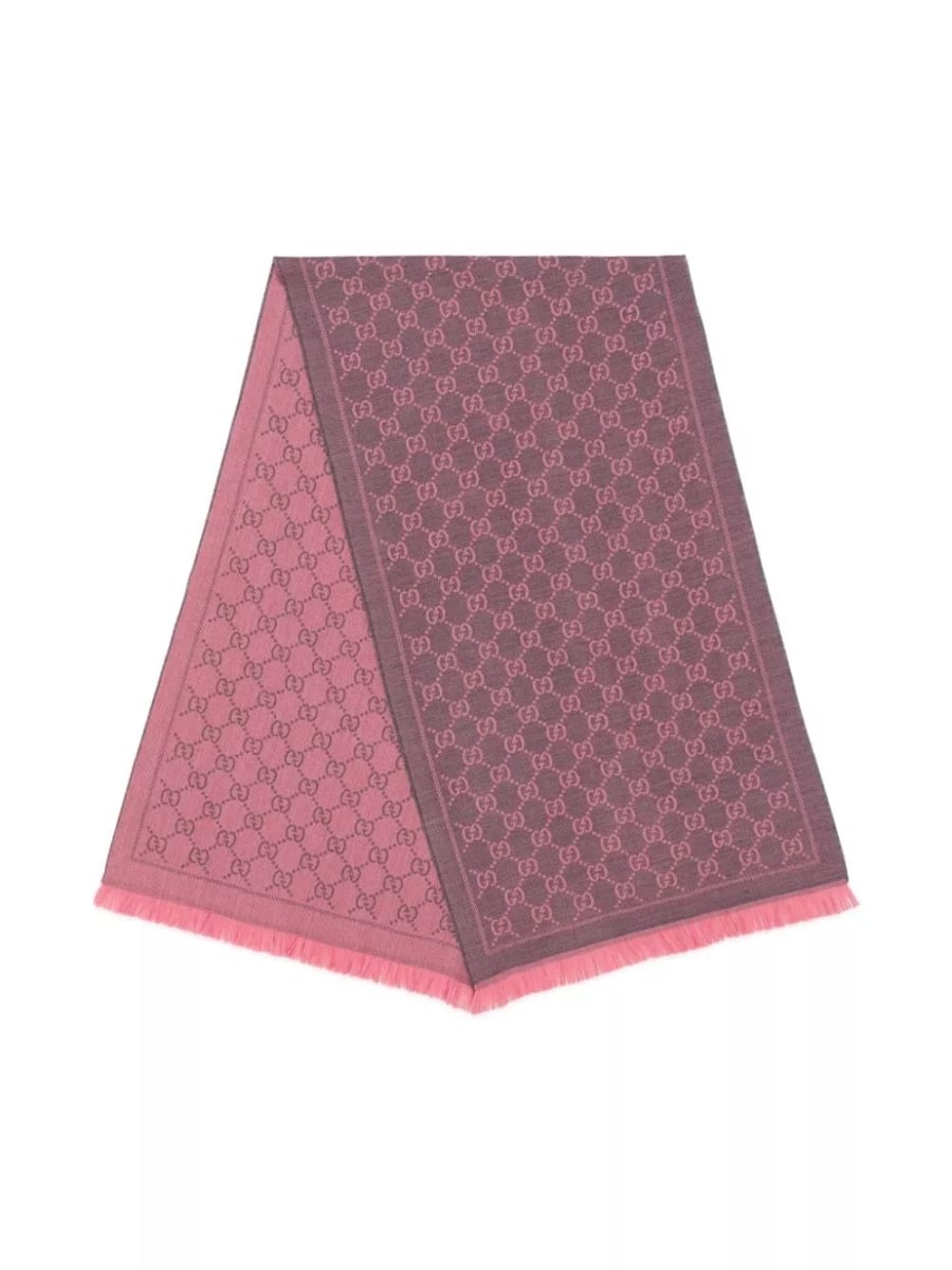 Gucci Sciarpa in lana GG, view 2