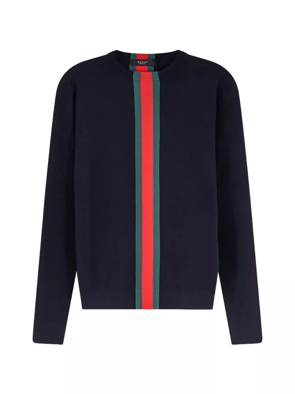 Gucci T-shirt in cotone con dettaglio Web