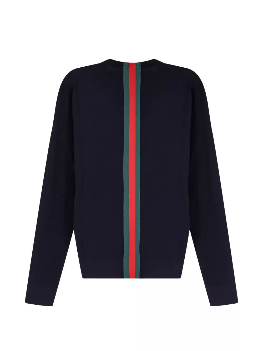 Gucci T-shirt in cotone con dettaglio Web, view 2