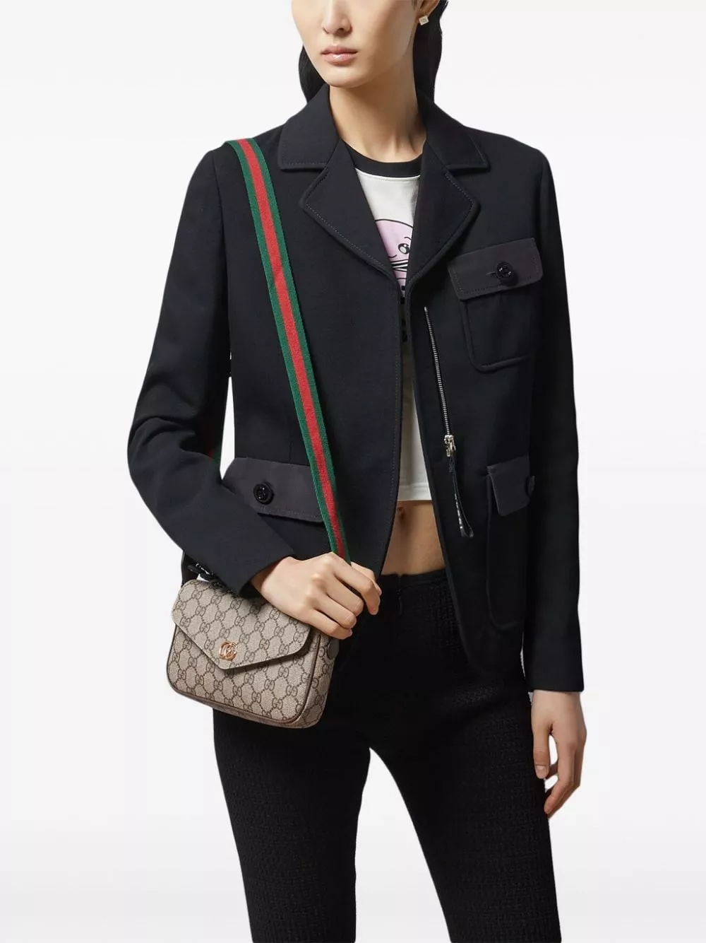 Gucci Borsa mini Ophidia GG, view 2