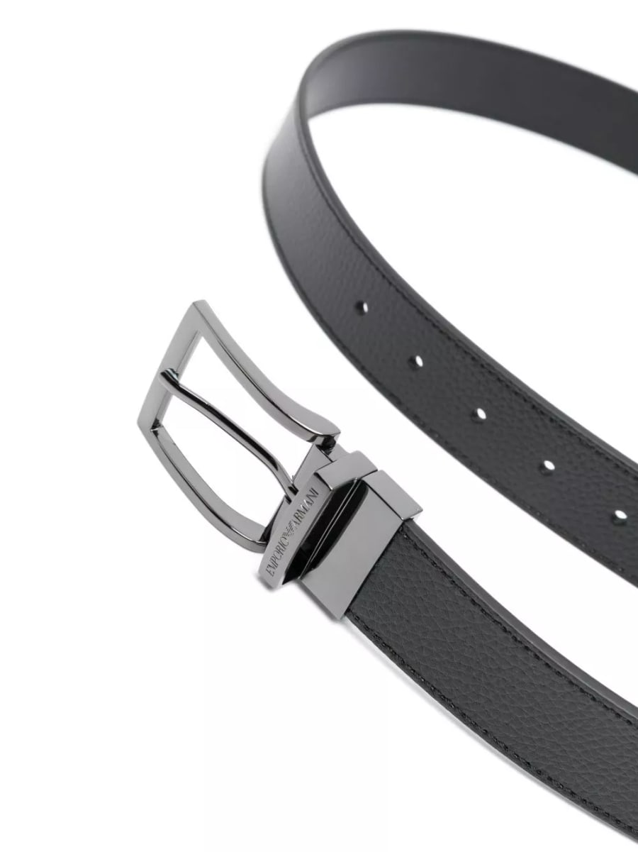 Emporio Armani Cintura in pelle, view 2