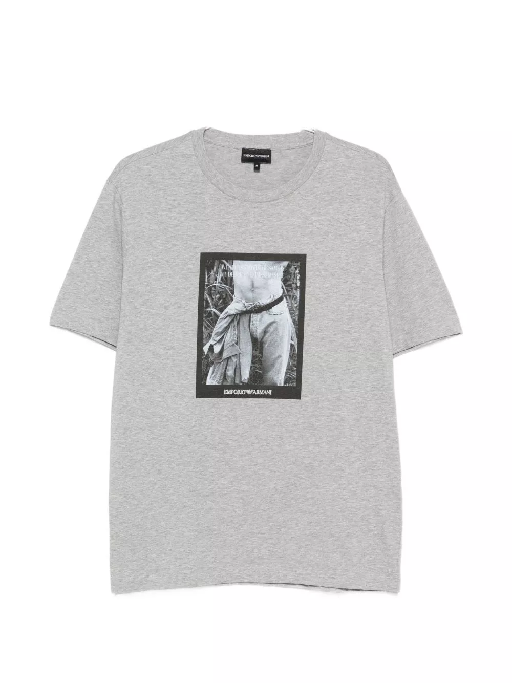 Emporio Armani T-shirt in cotone stampato
