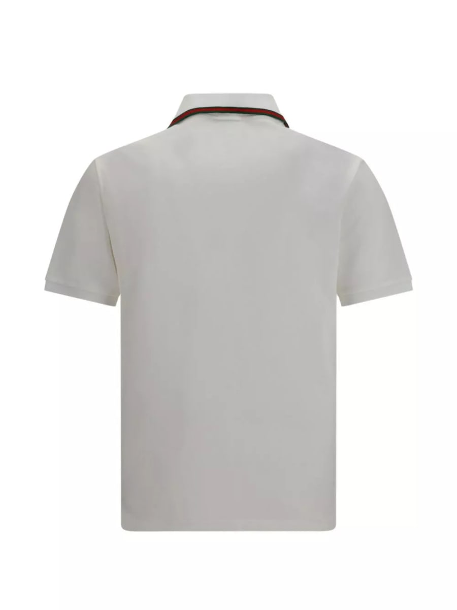 Gucci la polo in cotone, view 2