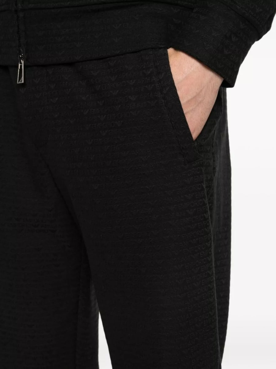 Emporio Armani Pantaloni in misto cotone, view 2