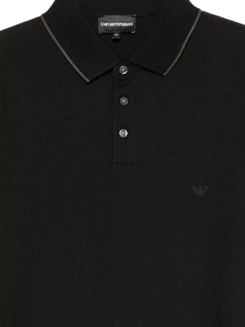 Emporio Armani la polo in cotone, view 2