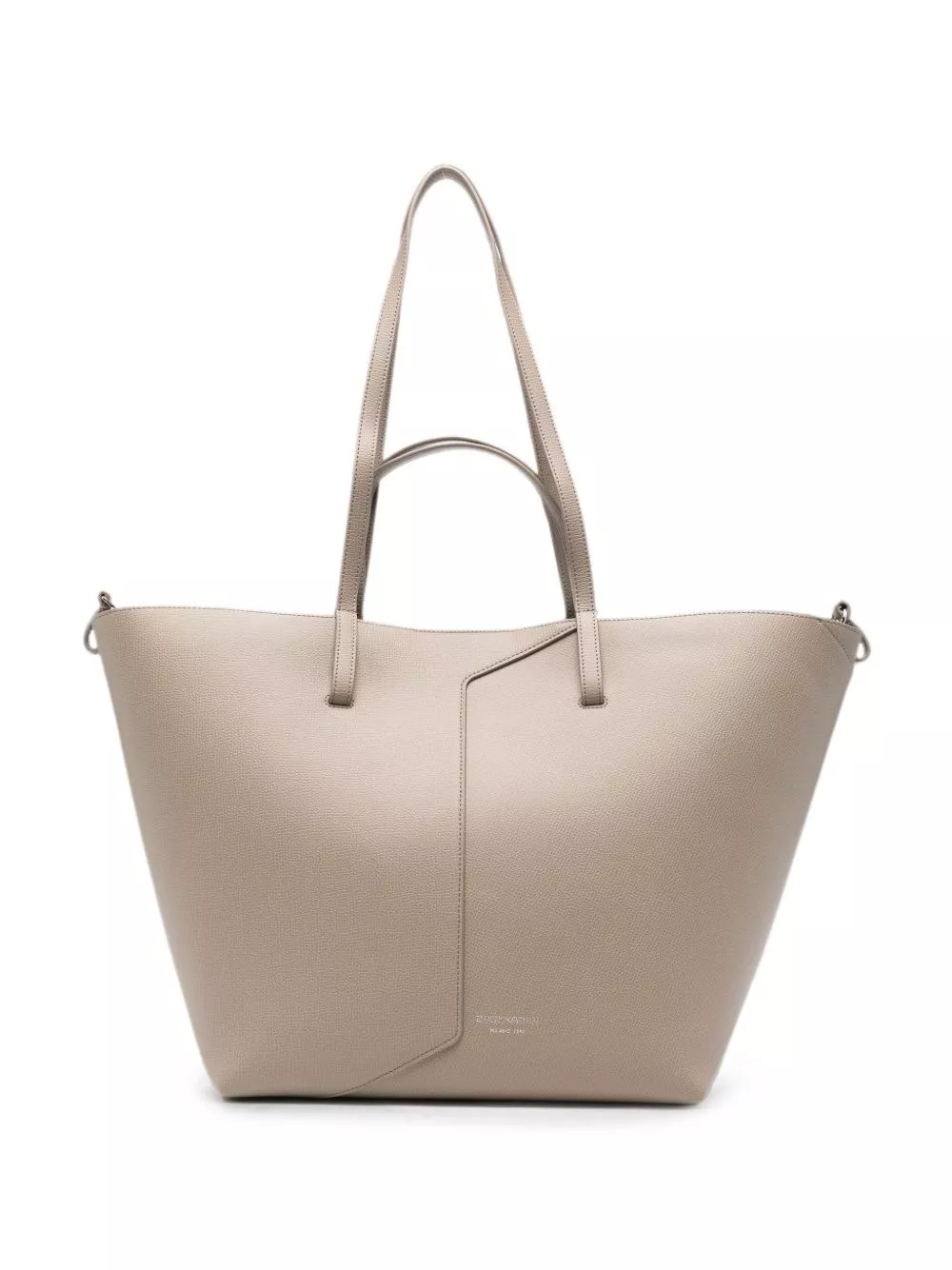 Emporio Armani Borsa shopping in pelle media