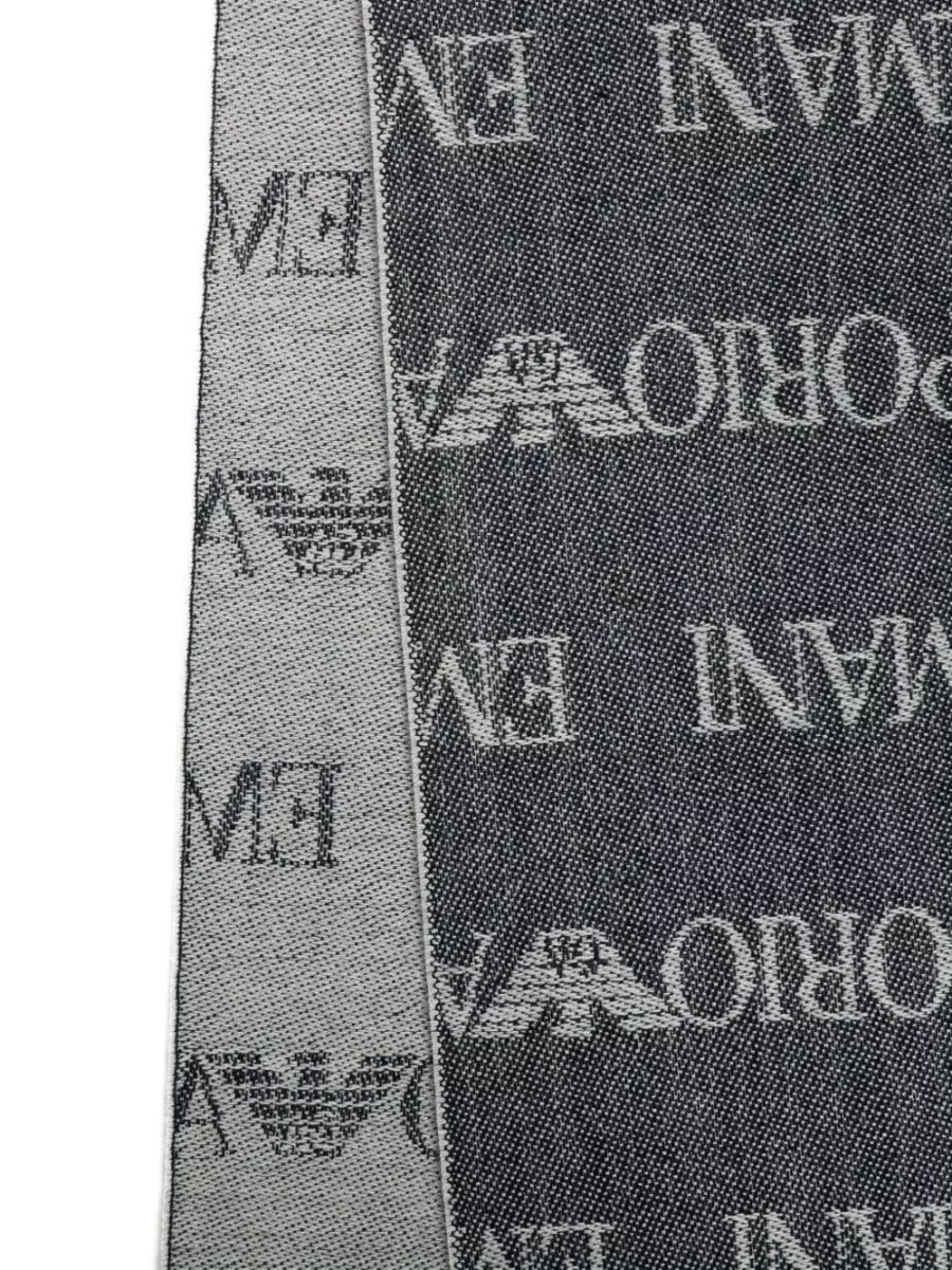 Emporio Armani Sciarpa in misto lana, view 2