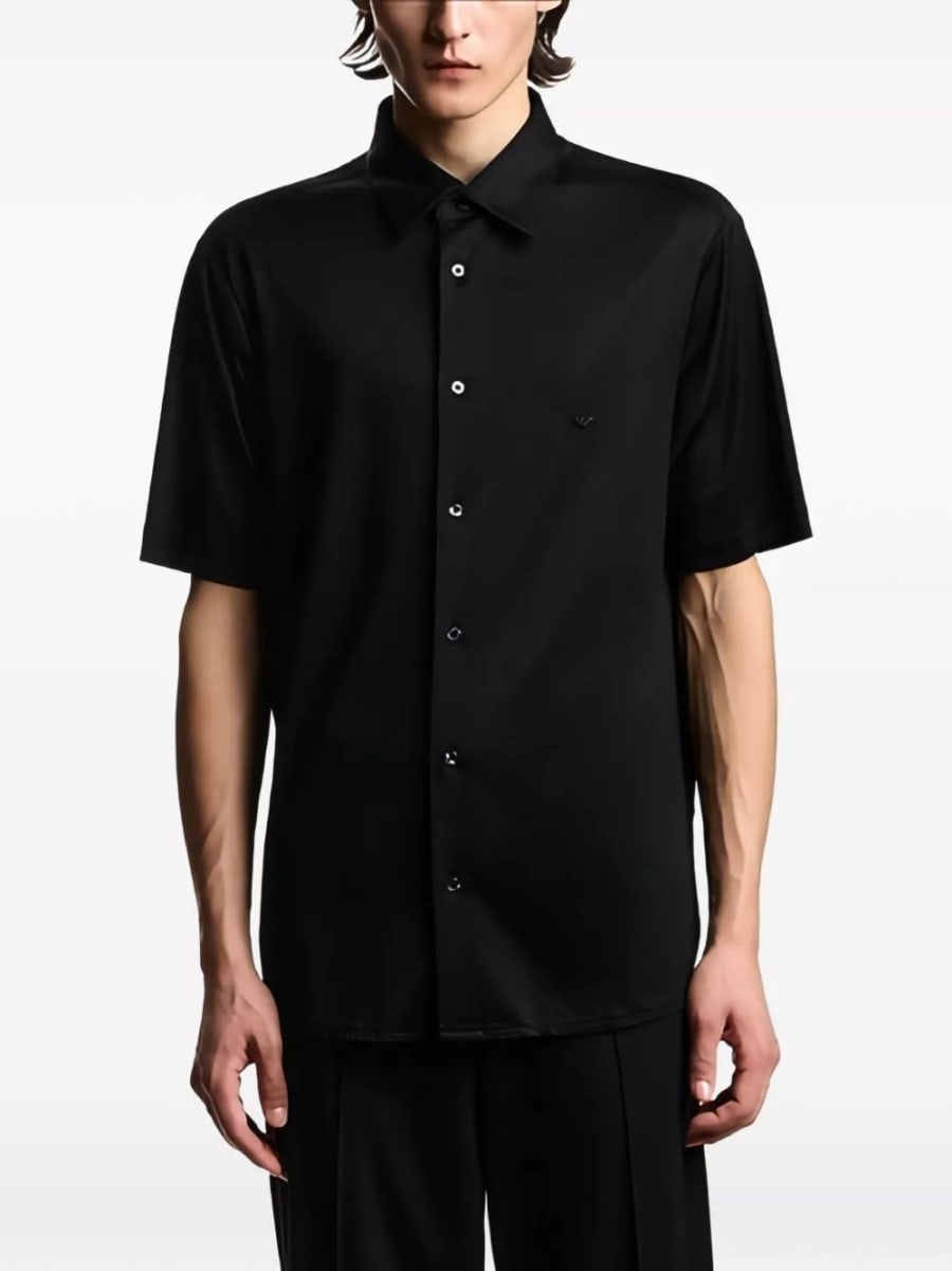 Emporio Armani Camicia in cotone, view 2