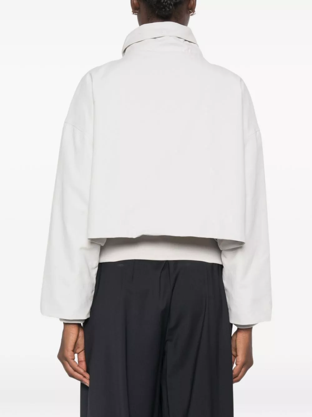Emporio Armani Giacca blouson in misto cotone, view 2