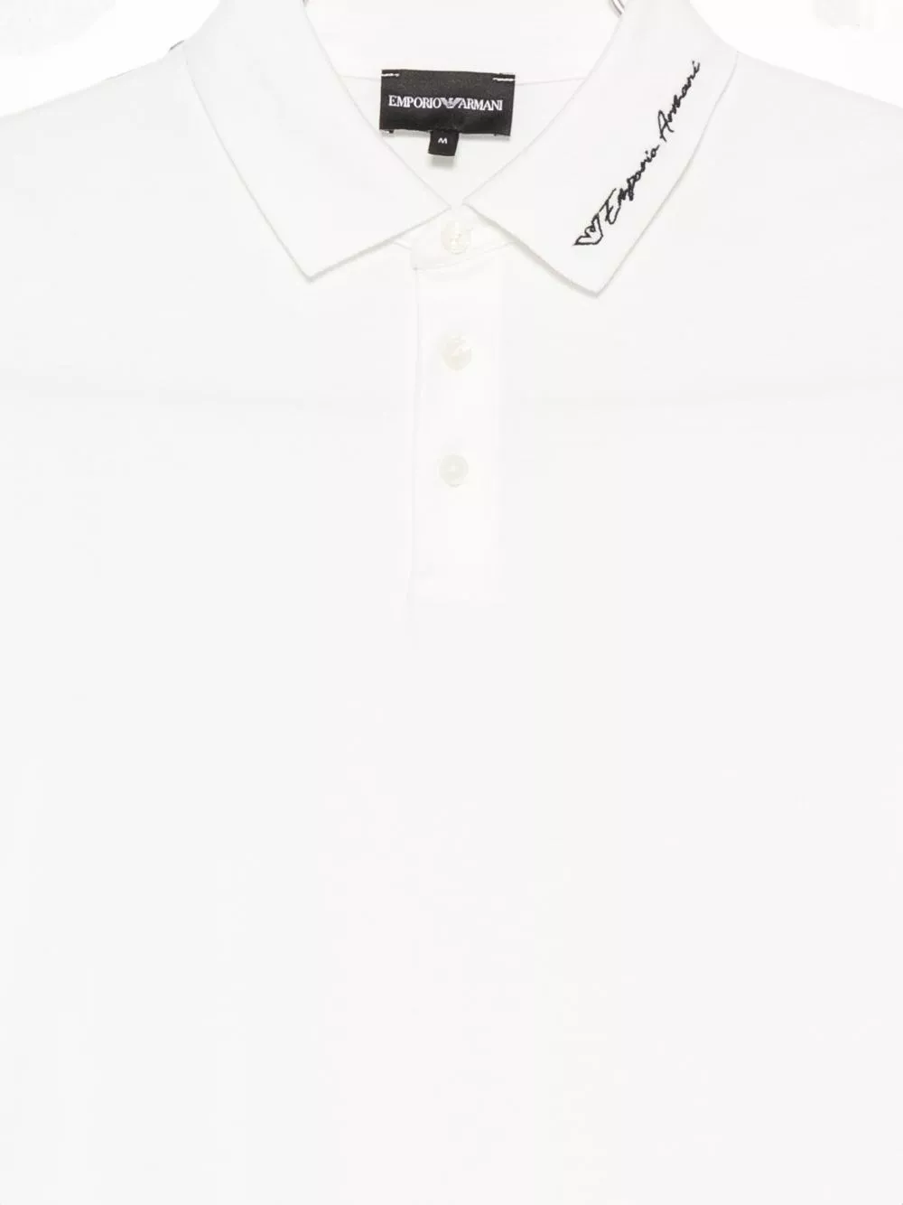 Emporio Armani la polo in cotone, view 2