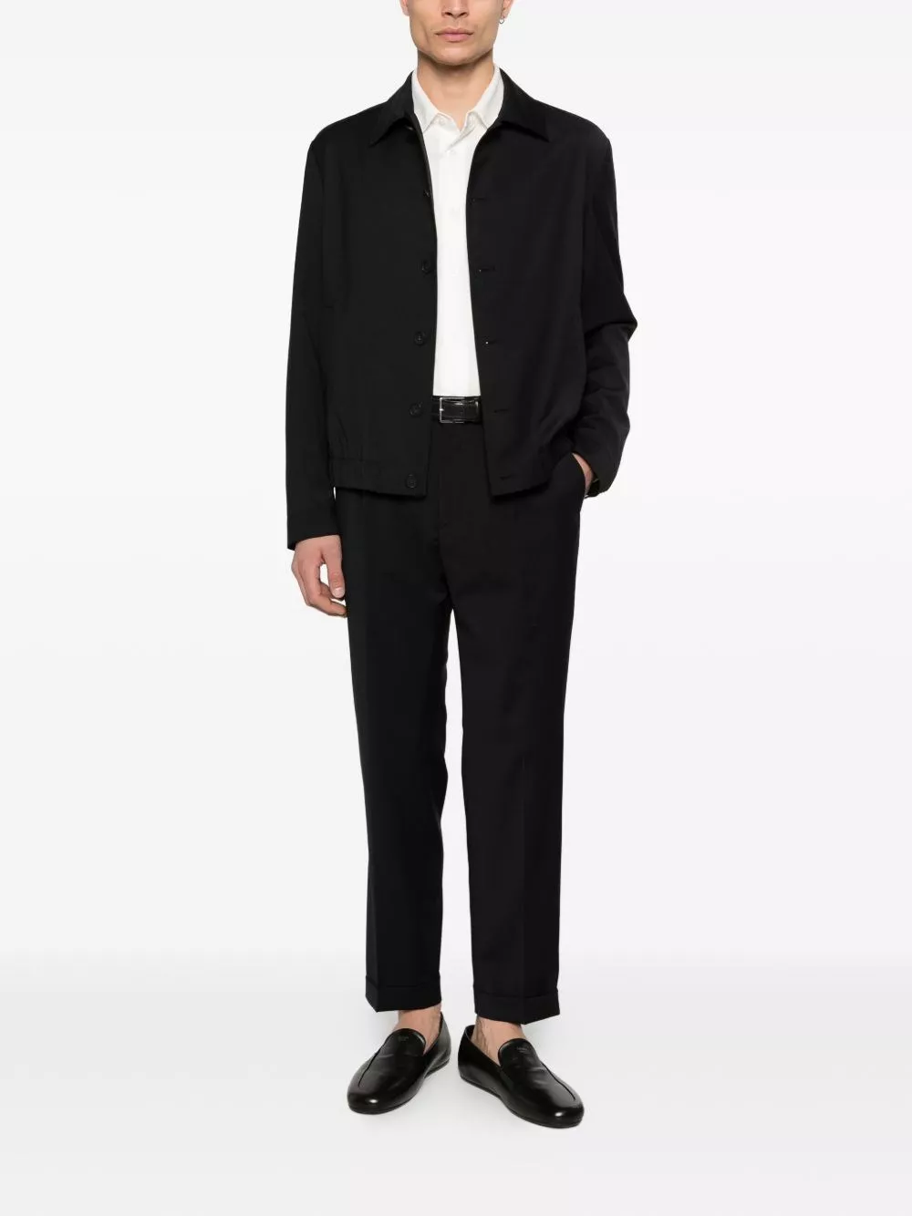 Emporio Armani Camicia in misto cotone, view 2
