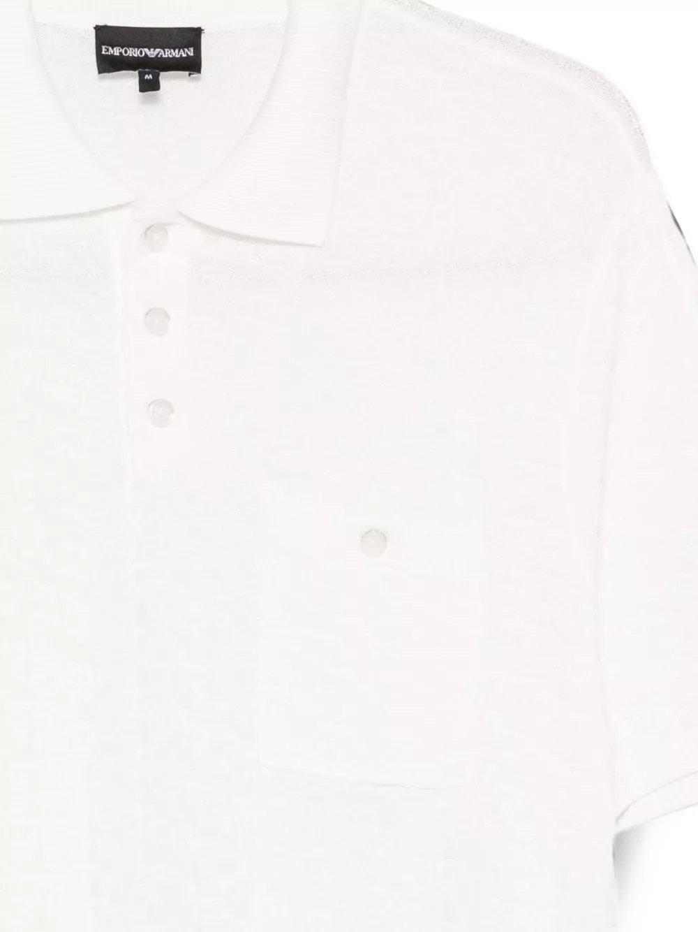 Emporio Armani la polo in maglia, view 2