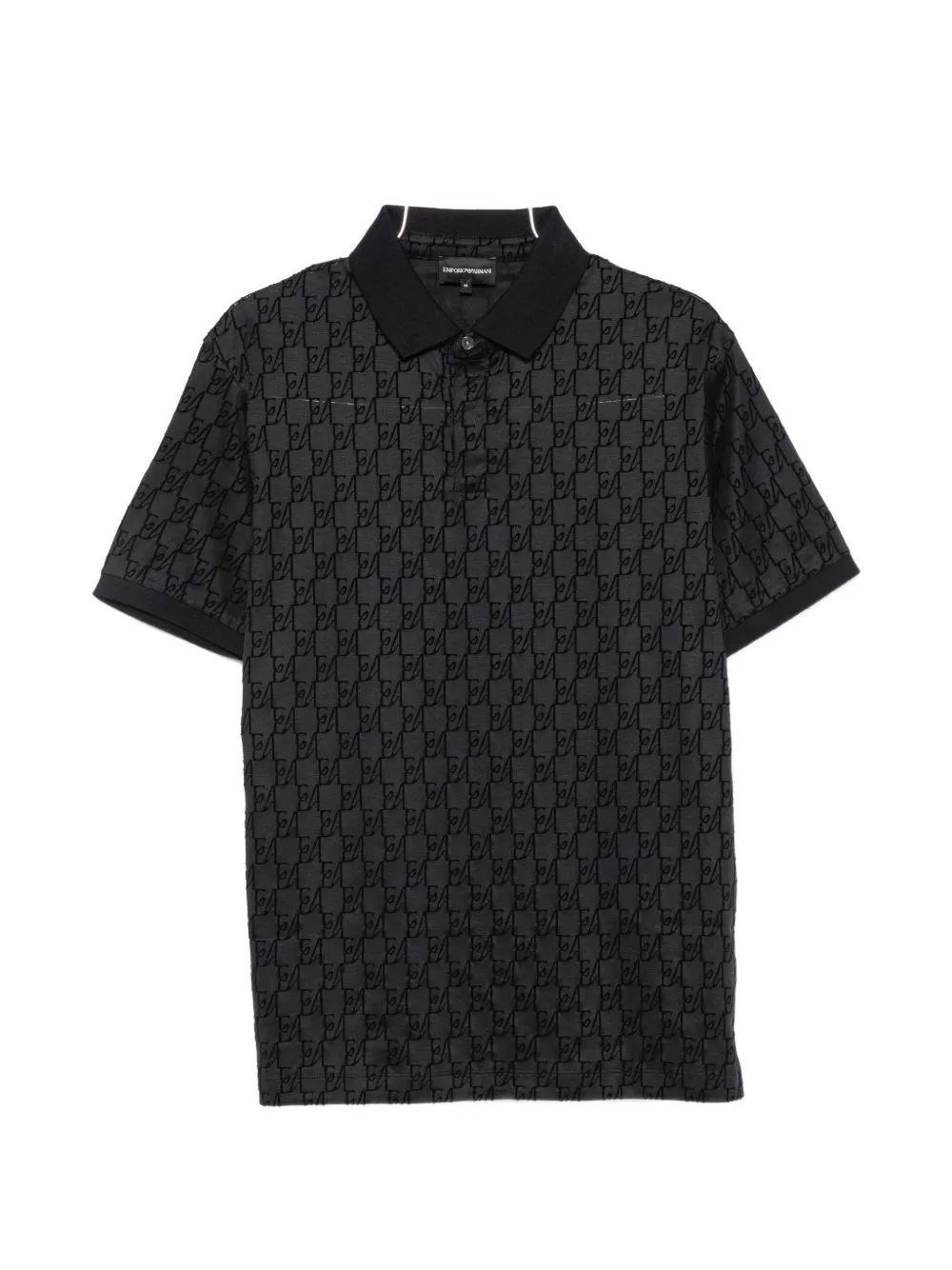 Emporio Armani la polo con logo allover
