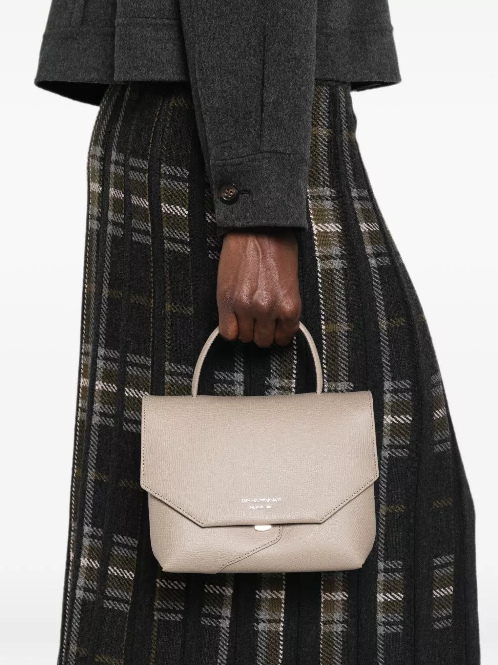 Emporio Armani Piccola borsa in pelle, view 2