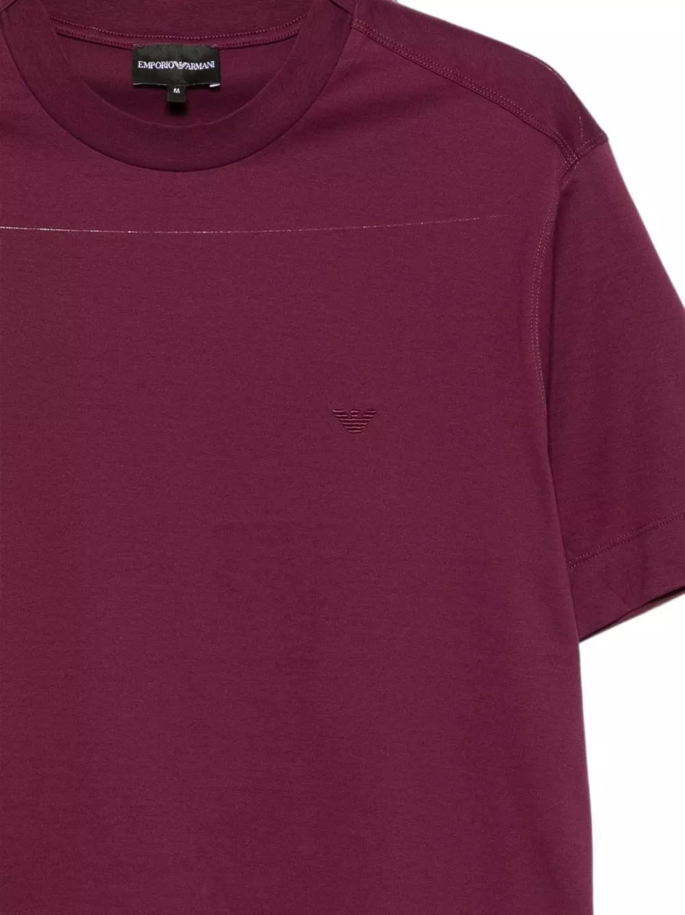 Emporio Armani T-shirt in cotone con logo, view 2