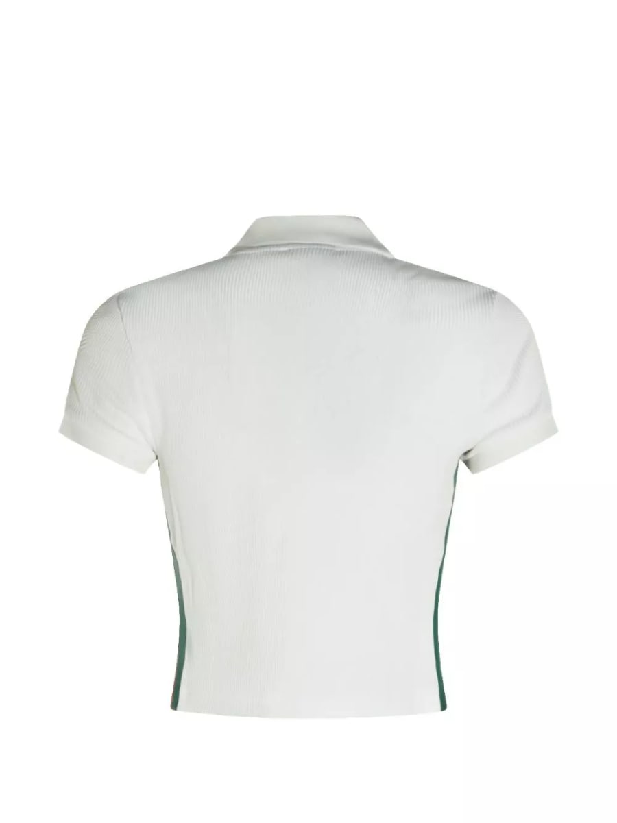 Gucci Polo in cotone con dettaglio Web, view 3