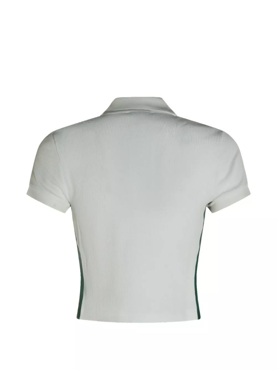 Gucci Polo in cotone con dettaglio Web, view 7