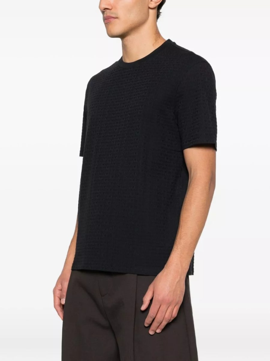 Emporio Armani T-shirt in cotone logo, view 2
