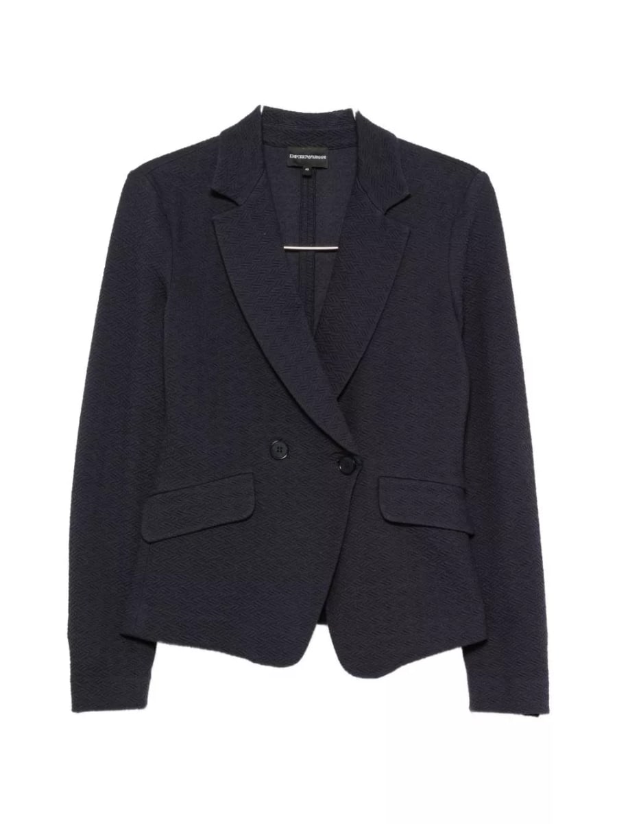 Emporio Armani Giacca in cotone a un petto