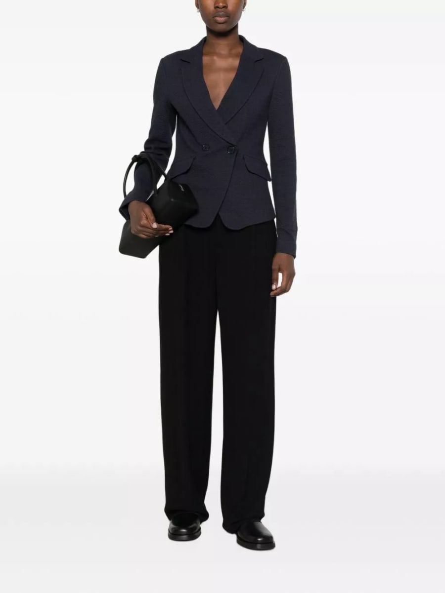 Emporio Armani Giacca in cotone a un petto, view 2