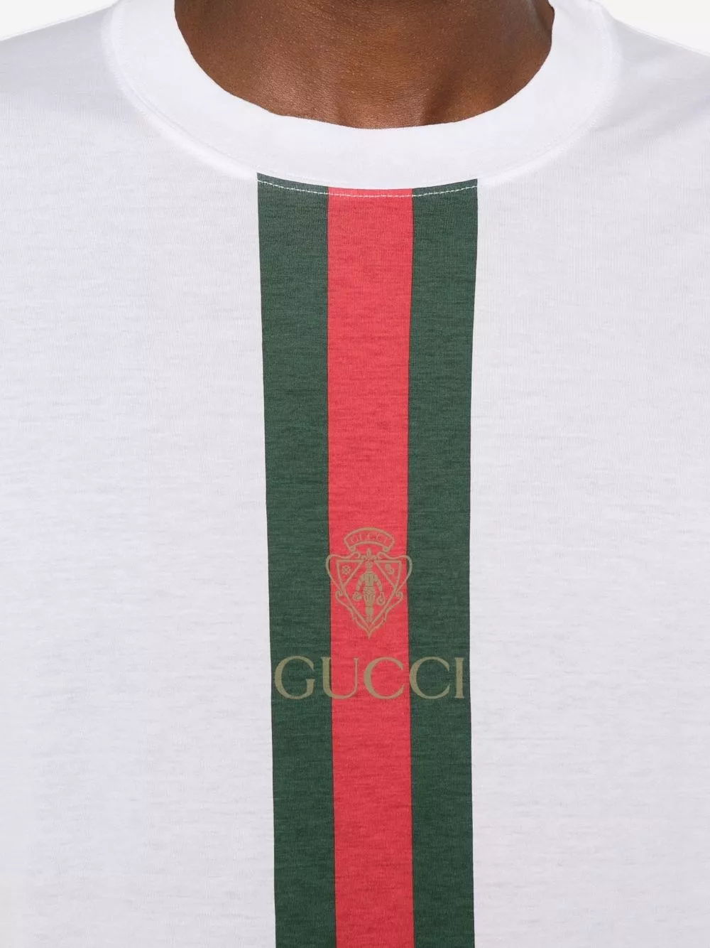 Gucci T-shirt in cotone Gucci Fake, view 2