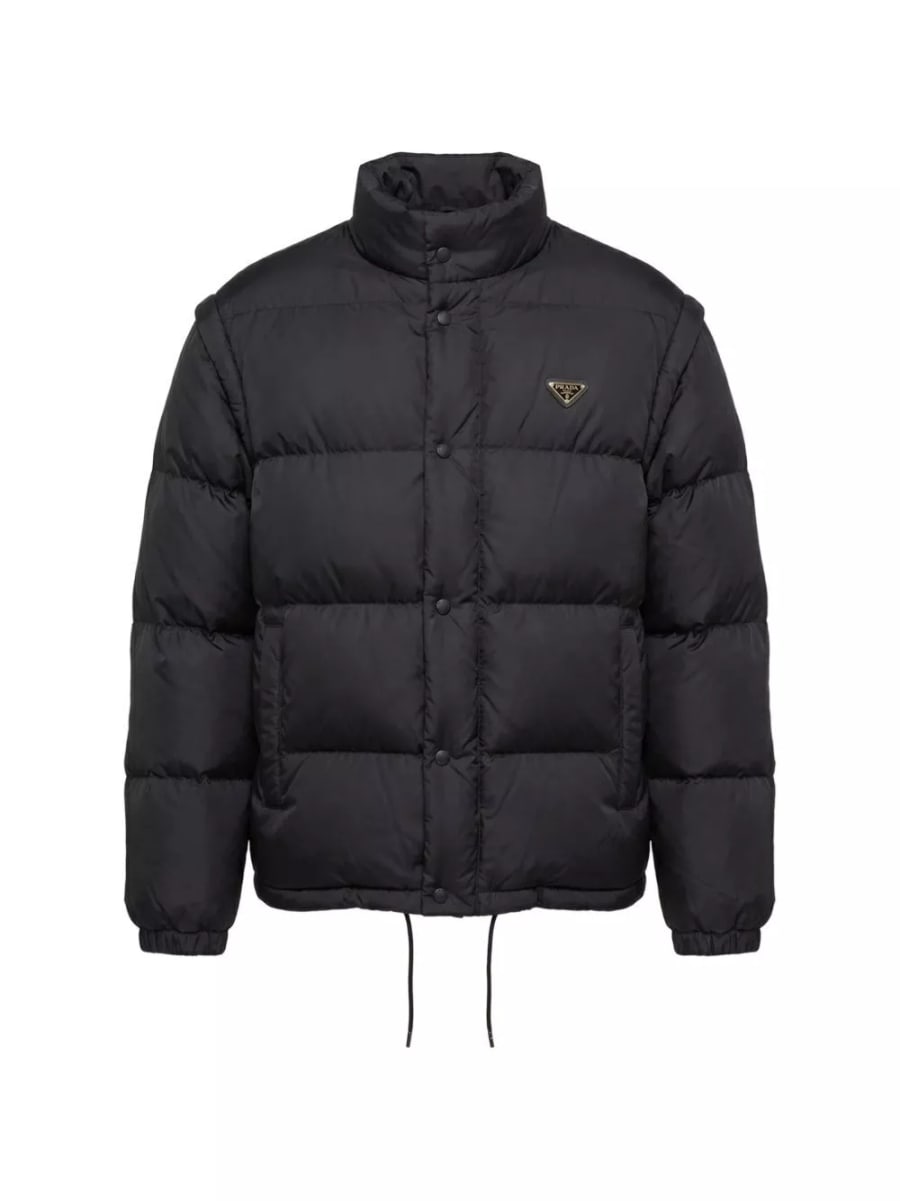 Prada Giacca corta in piuma Re-nylon