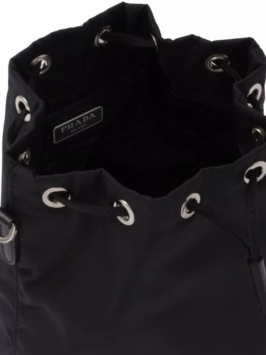 Prada Borsa a secchiello mini Re-Nylon, view 2